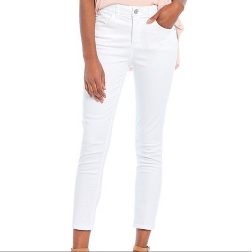 Gibson Latimer High rise white skinny jeans